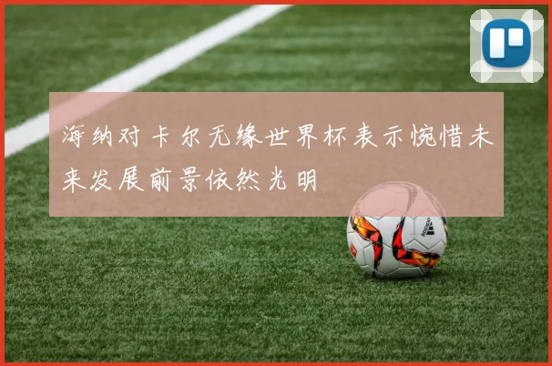 海纳对卡尔无缘世界杯表示惋惜未来发展前景依然光明