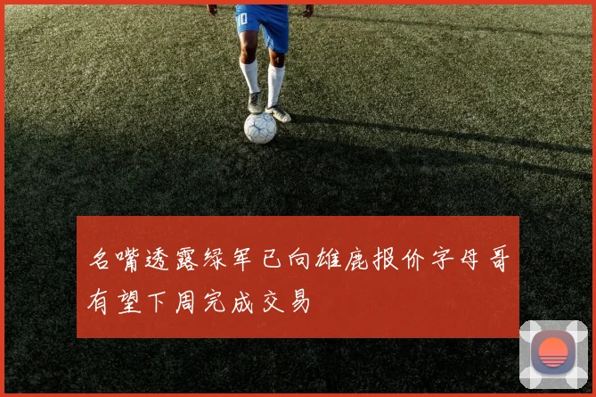 名嘴透露绿军已向雄鹿报价字母哥有望下周完成交易